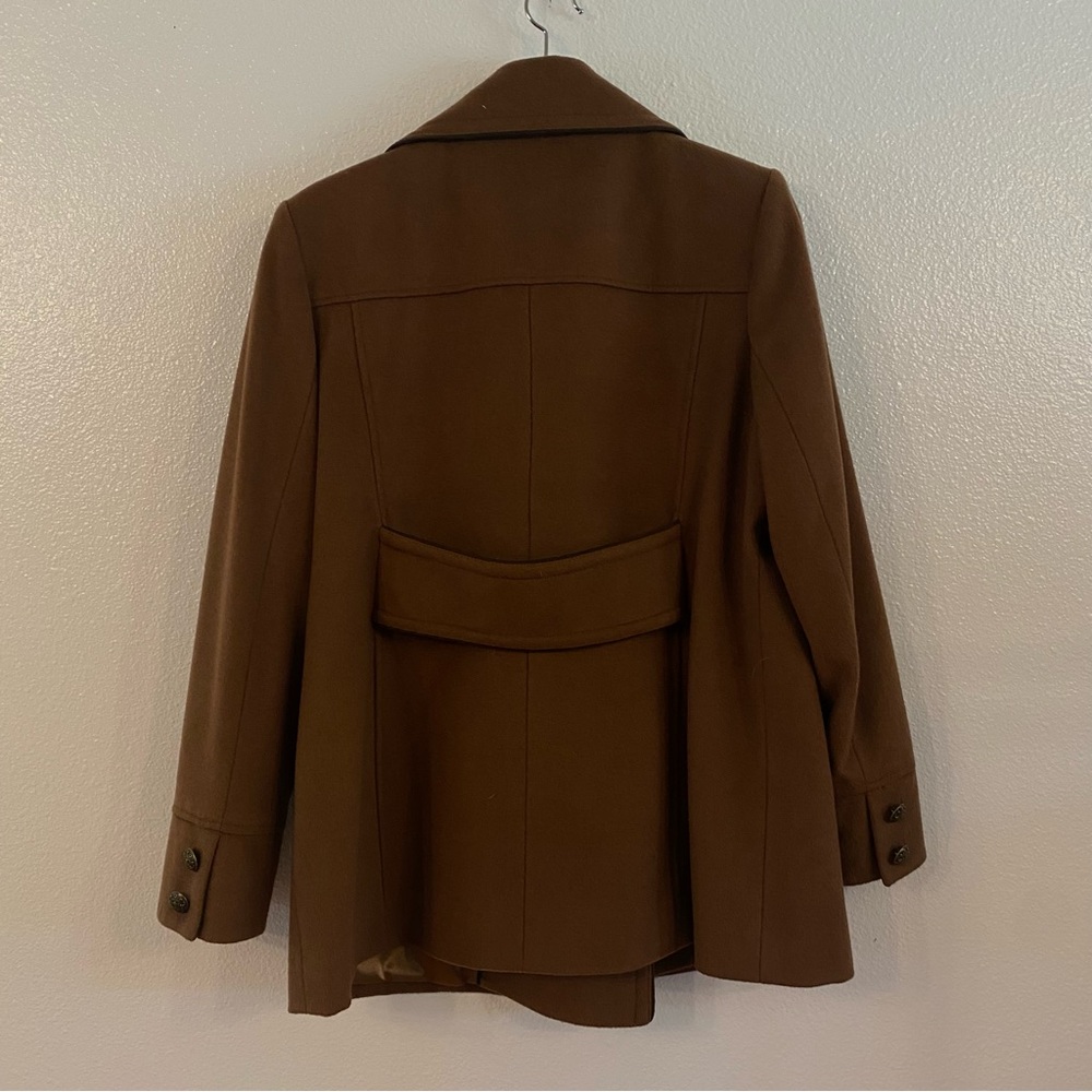 Pendleton Brown Tan Wool Satin Lined Tailored Bla… - image 6